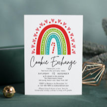 Cookie Exchange Festivo Rainbow Natal