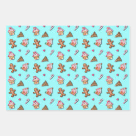 Cookies, Casas, Pão-de-Pão-Rosa-Gelado