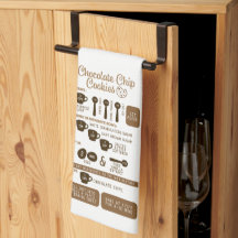 Cookies de Chip de Chocolate - Toalha de cozinha