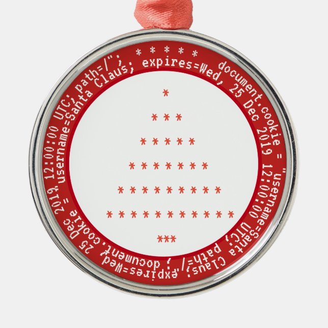 Cookies do navegador para Enfeites de natal de Pap (Frente)