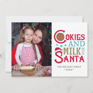 Cookies E Leite Para Papais noeis Festas Festivas