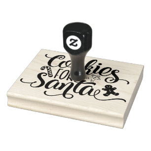 Cookies para Papais noeis Carimbo de Borracha de M