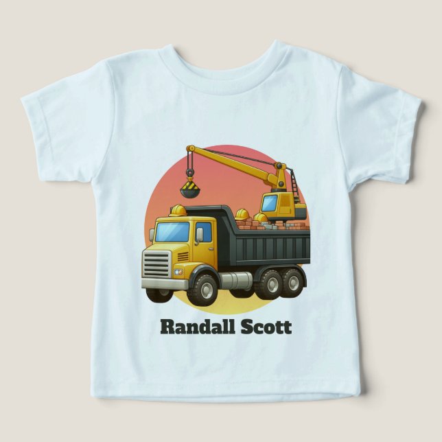 Cool Boys construction customizable  (Design frontal)