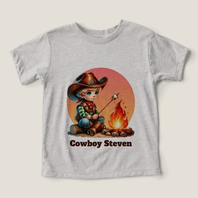 Cool boys cowboy customizable  (Design frontal)