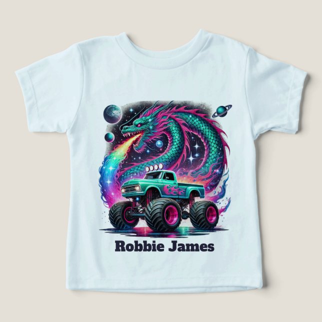 Cool boys monster truck customizable (Design frontal)