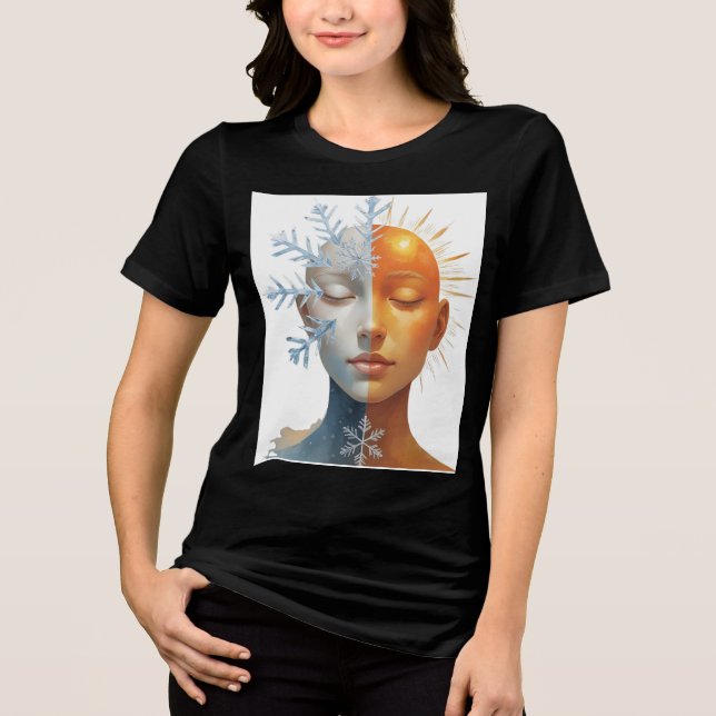 Cool Mind Warm Heart T-Shirt – Minimalist Mental  (Frente)
