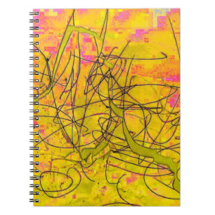 Cool Pollock-inspirou o caderno do Scribble