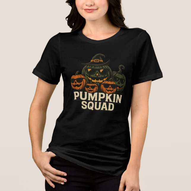 Cool Pumpkin Squad Halloween Design (Frente)