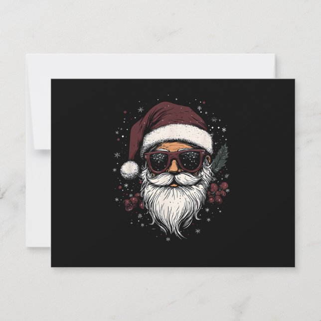 Cool Santa with Sunglasses Christmas (Frente)