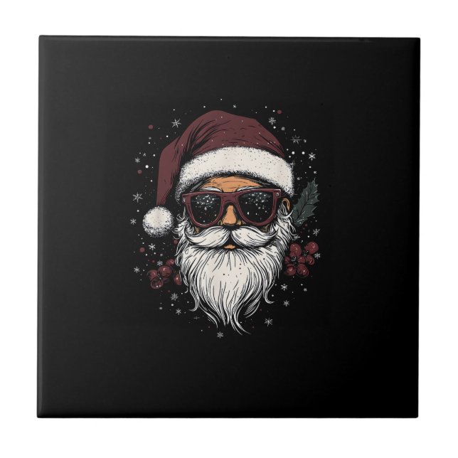 Cool Santa with Sunglasses Christmas (Frente)