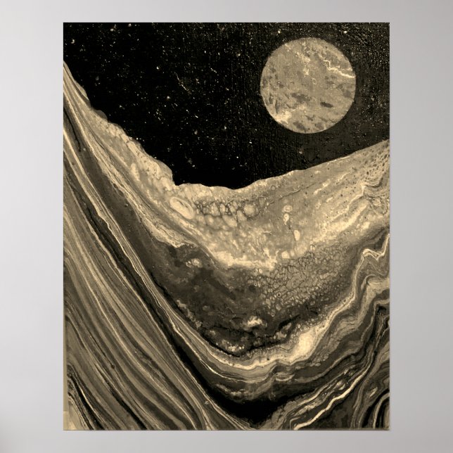 Cool space poster, sci-fi poster (Frente)