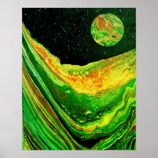 Cool space poster, sci-fi poster (Frente)