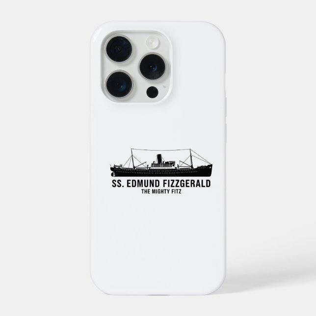 Cool SS Edmund Fitzgerald Mighty Fitz Great Lakes  (Verso)