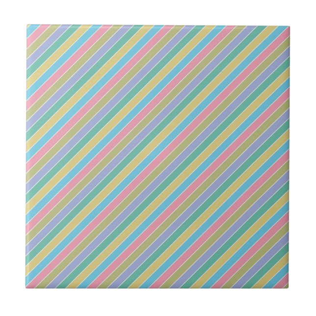 Cool Stylish Colorful Diagonal Striped (Frente)