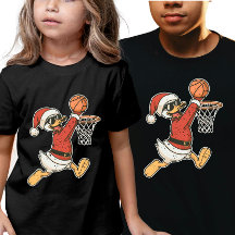 Coolest Christmas Sporty Duck Slam Dunk 