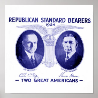 Coolidge-Dawes 1924 Frame Poster