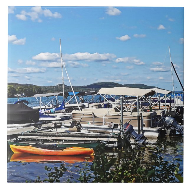 Cooperstown NY - Marina No Lago Front Park (Frente)