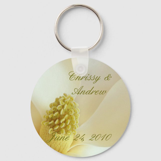Coordenador de Casamento MAGNOLIA Favor Chaveiro (Frente)