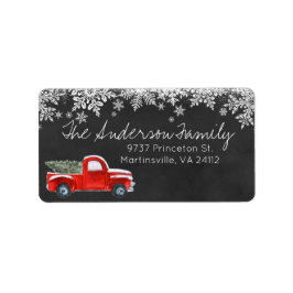 Coordenando a etiqueta de endereço de Natal