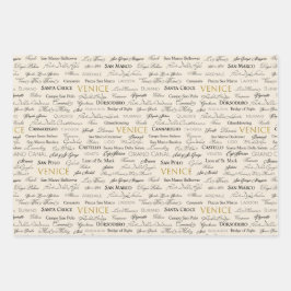 Coordenando o Belo Papel de Moldagem de Veneza