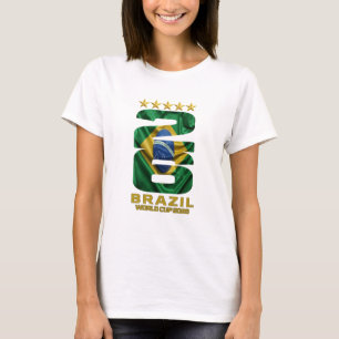 Copa do Mundo Brasil 2026 - Camiseta de Fã da Sele