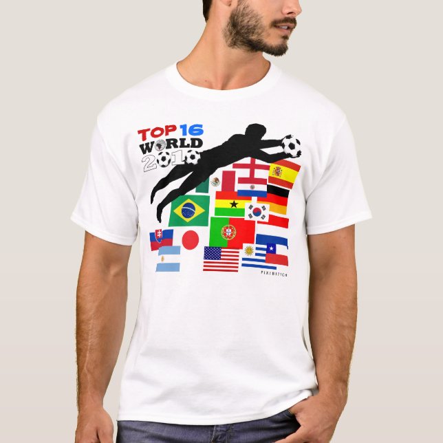 Copa do Mundo de Camisetas de Futebol (Frente)