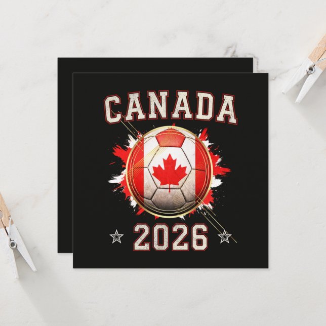 Copa do Mundo de Futebol do Canadá 2026 (Frente/Verso In Situ)