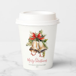 Copas clássicas de papel de Natal Elegante - Verme