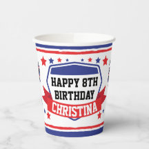 Copas de Festa de aniversario de meninas do Guerre