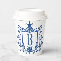 Copas de Papel Chic Pagoda Monograma B