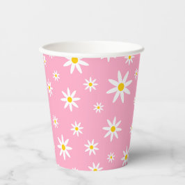 Copas de Papel Daisy Rosa