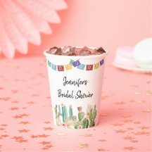 Copas de papel para Chá de panela Fiesta Cactus Bo