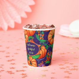 Copas de Papel Personalizado do Halloween Chic Pum