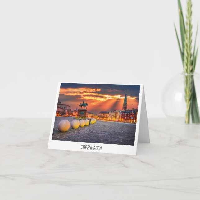 Copenhaga, Dinamarca - cartão postal viagem (Frente)