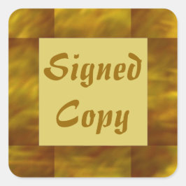 Cópia Assinada - Etiquetas Quadradas ( nº 12)