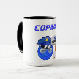 CopMoji - caneca azul da matéria das vidas