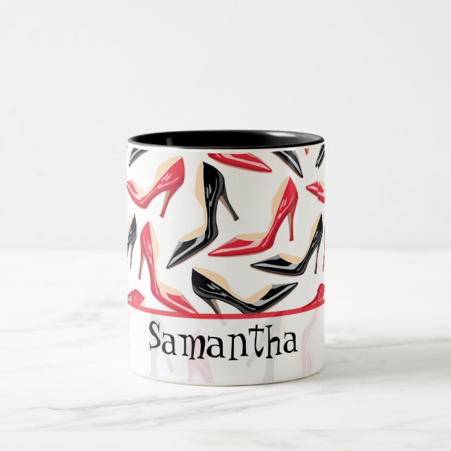 Copo alto da caneca de café dos sapatos femininos (Centro)