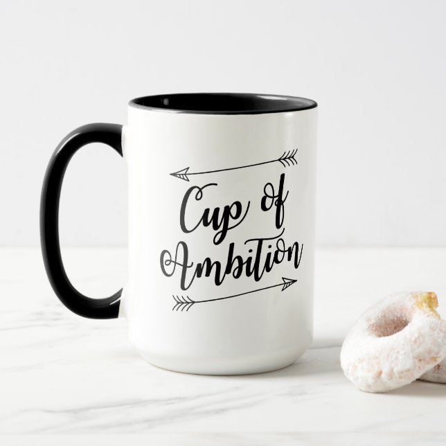 Copo da caneca de café da ambição (Com Donut)