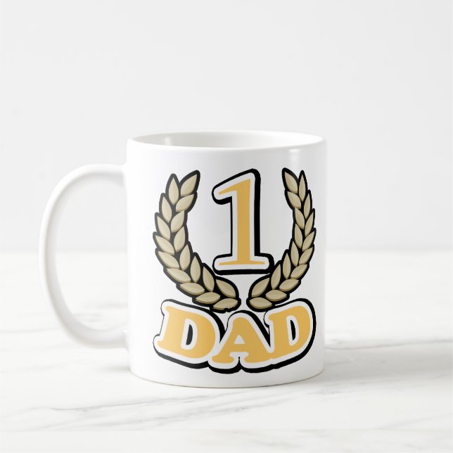 Copo da caneca de café do pai do CAMPEÃO #1 (Esquerda)