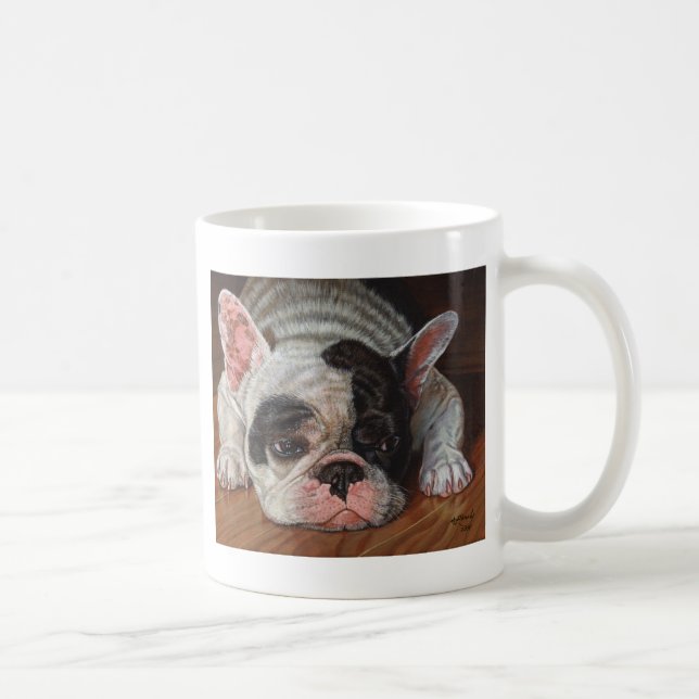 Copo da caneca do buldogue francês (Direita)