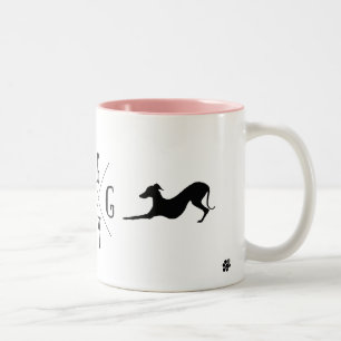 Copo da caneca do cão do galgo italiano