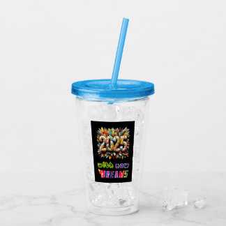 Copo De Acrílico 2025 Com Novos Sonhos