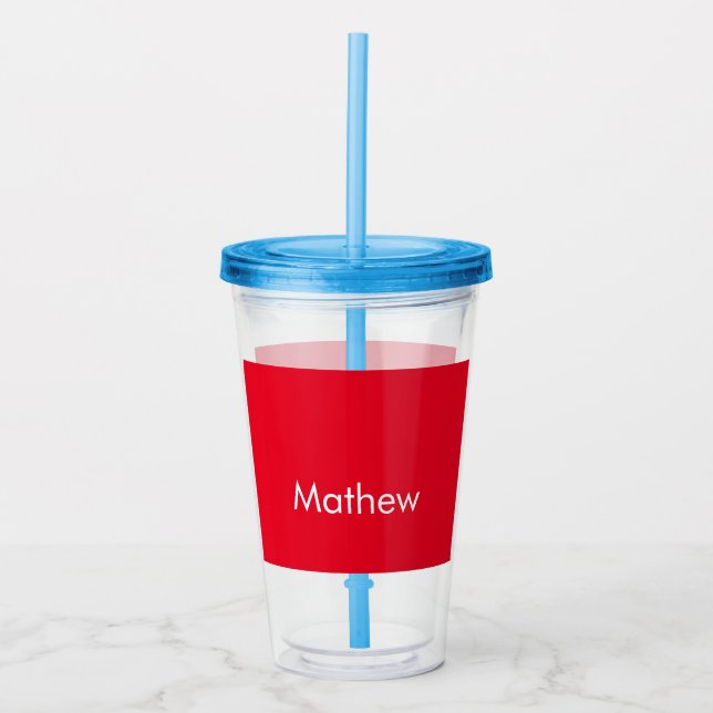 Copo De Acrílico Acrylic Tumbler (Frente)