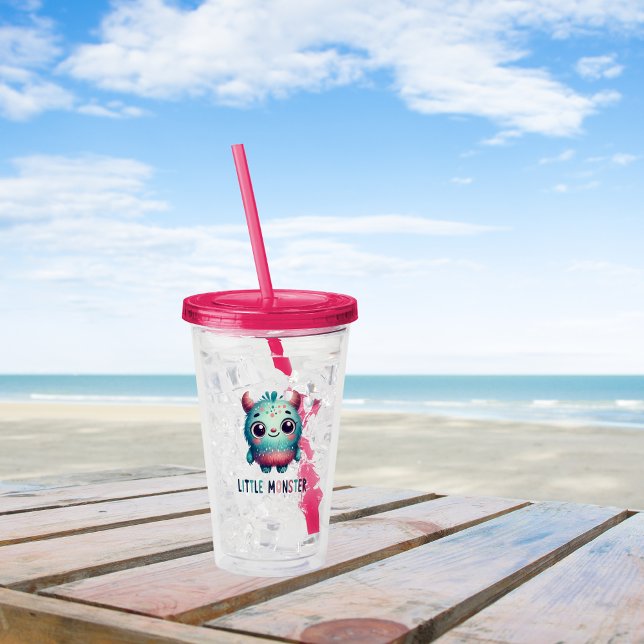Copo De Acrílico Adorable Little Monster (Criador carregado)