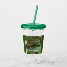 Copo De Acrílico Agama, lagarto