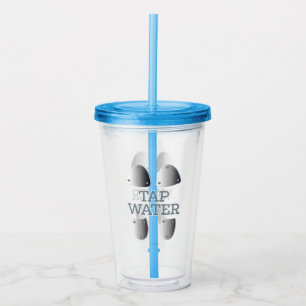 Copo De Acrílico Água da Torneira