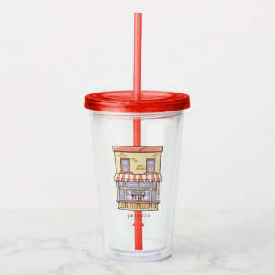 Copo De Acrílico AMIGOS™ Compro de Café de Cartoon Central Perk