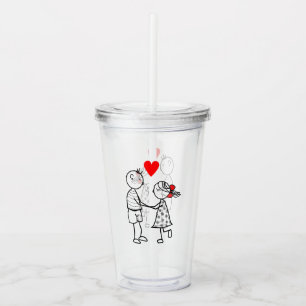 Copo De Acrílico Amor