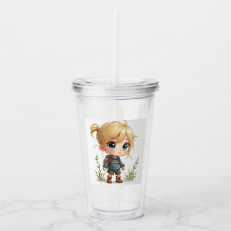 COPO DE ACRÍLICO ANIME CLEAR TUMBLER