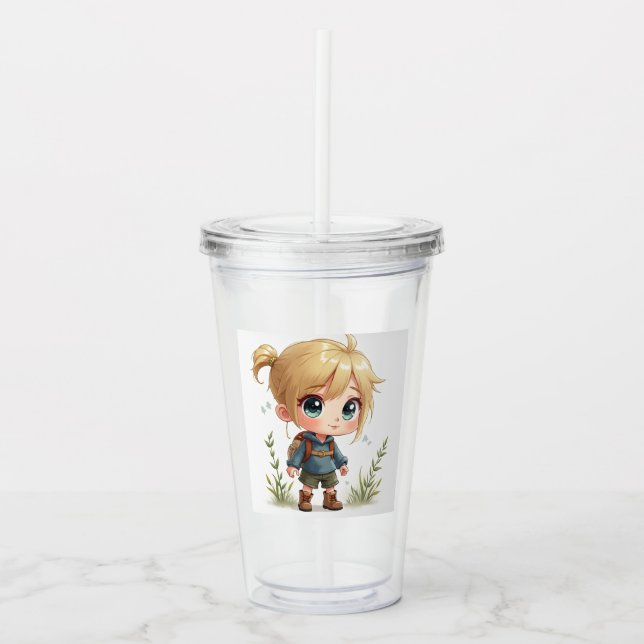 COPO DE ACRÍLICO ANIME CLEAR TUMBLER (Frente)